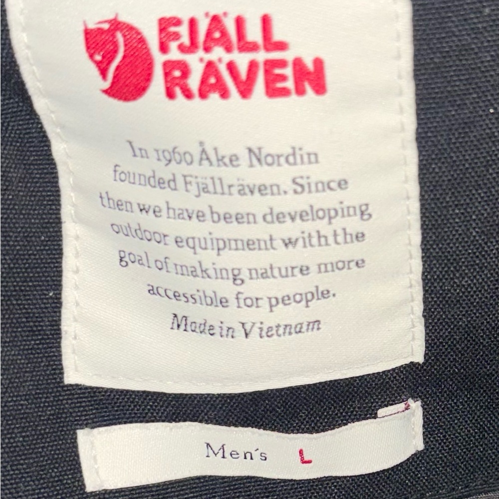 Fjallraven Black Military Field Jacket - Picture 3 of 4